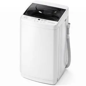 Portable Washing Machine, 1.06 Cu.Ft. Full-Automatic Laundry Machine with Child Safety Lock, 10 Wash Cycles & 3 Water Levels, 7.7 LBS Compact Washer for Apartment Dorm RV Camping, White Portable Washing Machine, 1.06 Cu.Ft. Full-Automatic Laundry Machine with Child Safety Lock, 10 Wash Cycles & 3 Water Levels, 7.7 LBS Compact Washer for Apartment Dorm RV Camping, White