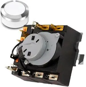 US-Based Supplier Original OEM WE04X24551 Replacement Dryer Timer TMD1GM29 and WE01X24552 WE01X24552 Control Knob Kit Compatible with Hotpoint GE dryers Replaces AP6027534 PS11759041 US-Based Supplier Original OEM WE04X24551 Replacement Dryer Timer TMD1GM29 and WE01X24552 WE01X24552 Control Knob Kit Compatible with Hotpoint GE dryers Replaces AP6027534 PS11759041