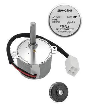 DD31-00013B for Samsung Dishwasher Geared Motor Exact Replacement Part kit | SRM-36HR Replacement Part, with DD62-00053A Motor Shaft Seal, 4000924, AP5917177, EAP9606349, PS9606349 DD31-00013B for Samsung Dishwasher Geared Motor Exact Replacement Part kit | SRM-36HR Replacement Part, with DD62-00053A Motor Shaft Seal, 4000924, AP5917177, EAP9606349, PS9606349