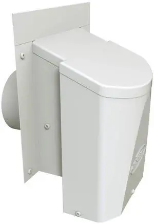Ventilation AF4-C 4 Inch Outdoor Wall Dryer Vent Cover Exterior Bathroom Exhaust Fan & HVAC Intake/Exhaust, Energy-Saving, Galvanized Steel, Weatherproof - White Ventilation AF4-C 4 Inch Outdoor Wall Dryer Vent Cover Exterior Bathroom Exhaust Fan & HVAC Intake/Exhaust, Energy-Saving, Galvanized Steel, Weatherproof - White