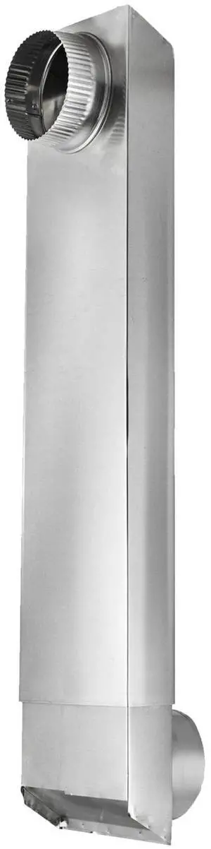 Close Clearance Dryer Vent Periscope Pipe, 29"-50", Fits 4" Vents | Flat, Slim Duct with Flexible Outlet Installation, Reduces Space Behind the Dryer from 4.5 to 2.5 Inches for a Closer Fit Close Clearance Dryer Vent Periscope Pipe, 29"-50", Fits 4" Vents | Flat, Slim Duct with Flexible Outlet Installation, Reduces Space Behind the Dryer from 4.5 to 2.5 Inches for a Closer Fit