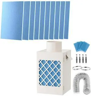 Indoor Dryer Vent Kit,10 Pack Dryer Filter ReplacementMetal Dryer Vent Box, Indoor Dryer Vent for Electric Dryer, Space Saver Dryer Vent Kit with Polyester Filters, Dryer Vent Hose Indoor Dryer Vent Kit,10 Pack Dryer Filter ReplacementMetal Dryer Vent Box, Indoor Dryer Vent for Electric Dryer, Space Saver Dryer Vent Kit with Polyester Filters, Dryer Vent Hose