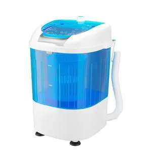 5.5lbs Mini Washing Machine w/Spin Dryer, Portable Clothing Washer Single Tub Washing Machine, Compact Laundry Washer Machine w/Cycle Basket and Drain Hose 5.5lbs Mini Washing Machine w/Spin Dryer, Portable Clothing Washer Single Tub Washing Machine, Compact Laundry Washer Machine w/Cycle Basket and Drain Hose
