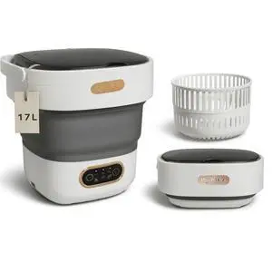 Portable Washing Machine, 17L / 4 Gal, Foldable Mini Washing Machine, Mini Portable Washer, Easy To Use, Quiet and User Friendly, Great for Dorms Small Apartments Travelling, 3 Modes Portable Washing Machine, 17L / 4 Gal, Foldable Mini Washing Machine, Mini Portable Washer, Easy To Use, Quiet and User Friendly, Great for Dorms Small Apartments Travelling, 3 Modes