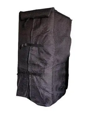 Black Quilted Refrigerator Cover - Outdoor Fridge Cover, Furniture Pad for Moving/Storage - 38" x 70" - Fully Adjustable, Machine Washable Black Quilted Refrigerator Cover - Outdoor Fridge Cover, Furniture Pad for Moving/Storage - 38" x 70" - Fully Adjustable, Machine Washable