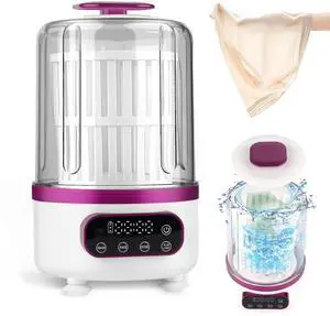 3L Portable Washing Machine,3 In 1 Portable Washer-Dryer Combo, Home Mini Underwear-Specific Washing Machine3 Modes 3000mAh Laundry Machine for apartments, dormitories, travel, and hotels (Purple) 3L Portable Washing Machine,3 In 1 Portable Washer-Dryer Combo, Home Mini Underwear-Specific Washing Machine3 Modes 3000mAh Laundry Machine for apartments, dormitories, travel, and hotels (Purple)