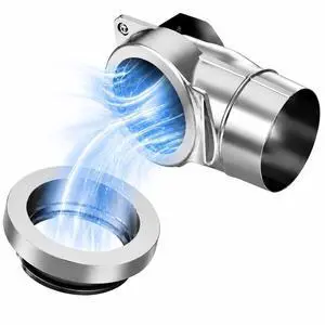 DV-90 Magnetic Dryer Vent Connector Kit, 4 Inch Dryer Vent Hose Adapter with 2.6 ft Vent Hose, Quick Connect and Disconnect, Tight Seal Design, Easy to Clean DV-90 Magnetic Dryer Vent Connector Kit, 4 Inch Dryer Vent Hose Adapter with 2.6 ft Vent Hose, Quick Connect and Disconnect, Tight Seal Design, Easy to Clean
