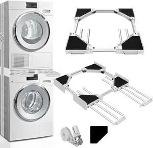 Washer Dryer Stacking Kit - Adjustable Design Fits Most Washers & Dryers | Adjustable 24" - 29" - Universal Stacking Kit with Pull-Out Drying Rack for Laundry Room - Space-Saving Washer Dryer Stacking Kit - Adjustable Design Fits Most Washers & Dryers | Adjustable 24" - 29" - Universal Stacking Kit with Pull-Out Drying Rack for Laundry Room - Space-Saving