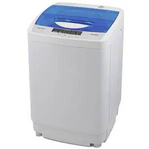 1.34 Cu.Ft. Portable Washing Machine, Fully Automatic, 10 lb Volume | Stainless Steel Drum; Quick Connect Adapter Included; Built-in Drain Pump; Top-load Washer for Apartments, RVs and Dorms 1.34 Cu.Ft. Portable Washing Machine, Fully Automatic, 10 lb Volume | Stainless Steel Drum; Quick Connect Adapter Included; Built-in Drain Pump; Top-load Washer for Apartments, RVs and Dorms