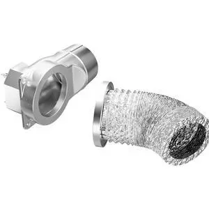DV-90 Magnetic Dryer Vent Connector Kit - Airtight Quick-Installation for Tight Spaces, Easy lint Cleaning, Strong Magnet Self-Alignment Design with 2.6ft 6" Duct & two Clamps DV-90 Magnetic Dryer Vent Connector Kit - Airtight Quick-Installation for Tight Spaces, Easy lint Cleaning, Strong Magnet Self-Alignment Design with 2.6ft 6" Duct & two Clamps