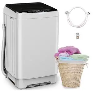 Portable Washing Machine Full Automatic Portable Washer 17.7lbs, 24hr Timer | Small Washing Machine 10 Wash Programs, Drain Hose, Apartment Washer Machines for RV, Dorm, College, Home, Off-White Portable Washing Machine Full Automatic Portable Washer 17.7lbs, 24hr Timer | Small Washing Machine 10 Wash Programs, Drain Hose, Apartment Washer Machines for RV, Dorm, College, Home, Off-White