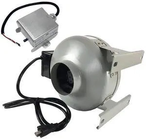M-4DBT Dryer Duct Booster Fan with Automatic Activation Switch | Automatic 4 in dryer duct booster fan supports exhaust airflow in long duct runs; Includes pressure activation switch M-4DBT Dryer Duct Booster Fan with Automatic Activation Switch | Automatic 4 in dryer duct booster fan supports exhaust airflow in long duct runs; Includes pressure activation switch