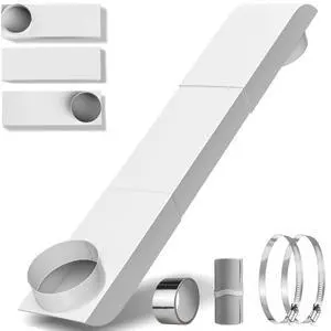 4" Periscope Dryer Vent, Upgraded 29-45" Adjustable Telescoping Dryer Vent, Stainless Steel Slim Flat Design for Tight Spaces, Low Profile Dryer Vent Kit with Foil Tape, Fits Laundry Venting 4" Periscope Dryer Vent, Upgraded 29-45" Adjustable Telescoping Dryer Vent, Stainless Steel Slim Flat Design for Tight Spaces, Low Profile Dryer Vent Kit with Foil Tape, Fits Laundry Venting