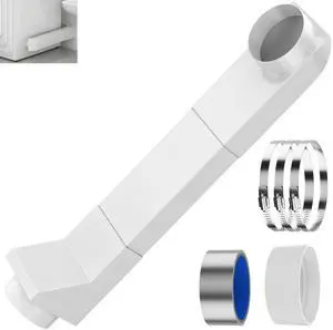 UD48S Stainless Steel Telescoping Dryer Vent Adjustable 17.729.5" Periscope Duct Kit, Low-Profile Flat Vent for Tight Spaces, Compatible with Whirlpool & All 4-Inch Dryer Vents UD48S Stainless Steel Telescoping Dryer Vent Adjustable 17.729.5" Periscope Duct Kit, Low-Profile Flat Vent for Tight Spaces, Compatible with Whirlpool & All 4-Inch Dryer Vents