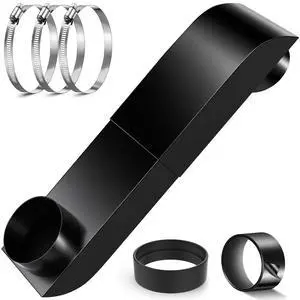 Periscope Dryer Vent, 9.5-14.5" Adjustable Dryer Vent Upgraded 304 Stainless Steel Telescoping Dryer Vent Connector Kit for 4 in Outlet Tight Space Slim Flat Exhaust Duct Pipe Hose Replacement Vents Periscope Dryer Vent, 9.5-14.5" Adjustable Dryer Vent Upgraded 304 Stainless Steel Telescoping Dryer Vent Connector Kit for 4 in Outlet Tight Space Slim Flat Exhaust Duct Pipe Hose Replacement Vents