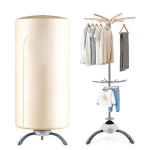 Portable Clothes Dryer, 900W Fast Drying & Large Load Capacity for Laundry and Shoes - Compact Mini Dryer Machine for Travel, Apartments, RV, Dorm Beige Portable Clothes Dryer, 900W Fast Drying & Large Load Capacity for Laundry and Shoes - Compact Mini Dryer Machine for Travel, Apartments, RV, Dorm Beige