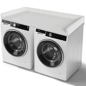 Washer Dryer Countertop 54x27.5 Wood Laundry Machine Topper,White | With Edge & Non-Slip Pads, for Laundry Room Organization Storage Clothes Folding, Durable Laundry Shelf Topper Washer Dryer Countertop 54x27.5 Wood Laundry Machine Topper,White | With Edge & Non-Slip Pads, for Laundry Room Organization Storage Clothes Folding, Durable Laundry Shelf Topper