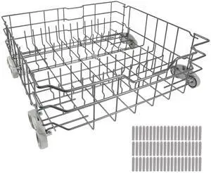 WD28X25960 Lower Rack Compatible with GE Dishwashers, 21.8 x20.6 x7.3 | Fits PDW7880G00SS GDWT368V55SS ZBD6880K10SS, Replaces WD12X10380 WD28X10071 WD28X10073 WD28X10075 WD28X10078 WD28X25960 Lower Rack Compatible with GE Dishwashers, 21.8 x20.6 x7.3 | Fits PDW7880G00SS GDWT368V55SS ZBD6880K10SS, Replaces WD12X10380 WD28X10071 WD28X10073 WD28X10075 WD28X10078