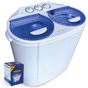 Garatic Portable Compact Mini Twin Tub Washing Machine w/Wash and Spin Cycle, Built-in Gravity Drain, 13lbs Capacity For Camping, Apartments, Dorms, College Rooms, RVs, Delicates and more Garatic Portable Compact Mini Twin Tub Washing Machine w/Wash and Spin Cycle, Built-in Gravity Drain, 13lbs Capacity For Camping, Apartments, Dorms, College Rooms, RVs, Delicates and more