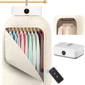 Portable Clothes Dryer Mini Dryer for Apartment RV Travel Dorm Portable Laundry Dryer Small Compact With Fast Drying Adjustable Timer Quiet Operation Remote Control-White Portable Clothes Dryer Mini Dryer for Apartment RV Travel Dorm Portable Laundry Dryer Small Compact With Fast Drying Adjustable Timer Quiet Operation Remote Control-White