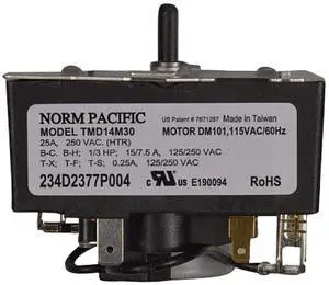 234D2377P004 - OEM Upgraded Replacement for General Electric Dryer Timer - Norm Pacific TMD14M30 - WE04X24550 234D2377P004 - OEM Upgraded Replacement for General Electric Dryer Timer - Norm Pacific TMD14M30 - WE04X24550