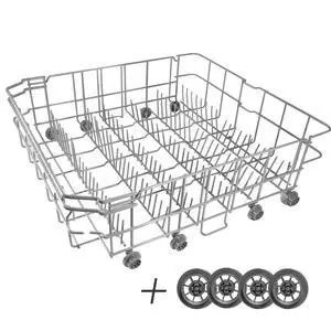 DD82-01384A DD81-02295A Dishwasher Lower DishRack For Samsung Parts Assembly (Exact 22.5'' D* 20.5'' W) Bottom Rack - Helps Restore Smooth Sliding & Stable Dish Loading DD82-01384A DD81-02295A Dishwasher Lower DishRack For Samsung Parts Assembly (Exact 22.5'' D* 20.5'' W) Bottom Rack - Helps Restore Smooth Sliding & Stable Dish Loading