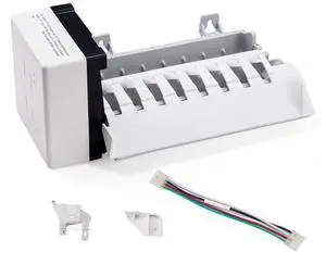 2198597 RIM597 Ice Maker Replacement Kit Replaces W10122502 626663 1016069 | 2198597 RIM597 fridge ice maker food grade sensor design fits Whirlpool Maytag KitchenAid leak ice fault repair 2198597 RIM597 Ice Maker Replacement Kit Replaces W10122502 626663 1016069 | 2198597 RIM597 fridge ice maker food grade sensor design fits Whirlpool Maytag KitchenAid leak ice fault repair