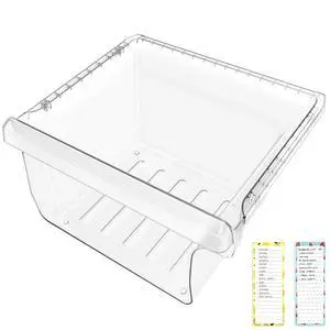 UPGRADED DA97-08692B Refrigerator Crisper Drawer Bin Compatible with Samsung Refrigerator Drawer Replacement RS25J500DSR RS25J500DSG RS25H5000SR DA97-08692A for Samsung Fridge Drawer Bottom UPGRADED DA97-08692B Refrigerator Crisper Drawer Bin Compatible with Samsung Refrigerator Drawer Replacement RS25J500DSR RS25J500DSG RS25H5000SR DA97-08692A for Samsung Fridge Drawer Bottom