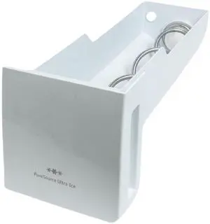 242093003 Ice Bucket Container for Refrigerators, White 242093003 Ice Bucket Container for Refrigerators, White