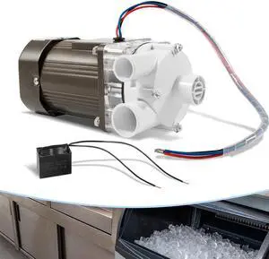 S-0730 Ice Machine Motor, Water Pump Motor for Hoshizaki KM Series Machine | OEM Part S-0730, KM-1200S, KM-1300S, with Cable and Plug Service Kit S-0730 Ice Machine Motor, Water Pump Motor for Hoshizaki KM Series Machine | OEM Part S-0730, KM-1200S, KM-1300S, with Cable and Plug Service Kit