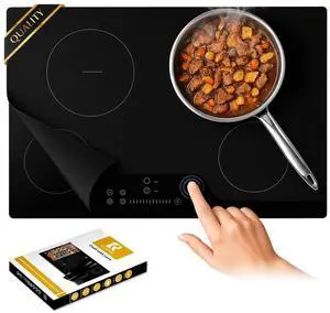 Large Induction Cooktop Protector Mat (Semi-Transparent, 21.2"x35.4"x0.03") Large Induction Cooktop Protector Mat (Semi-Transparent, 21.2"x35.4"x0.03")