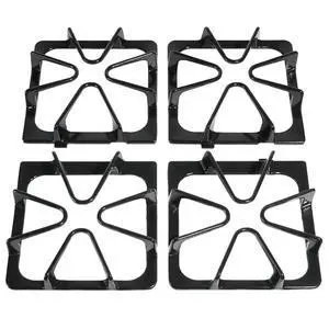 W10447925 Burner Grates Replacement for Whirlpool Gas stove grates 4 Pack | Premium for Maytag, Kenmore, Amana,Kirkland gas ranges grill, cooktop and stove top cast iron rack 4 burner cooktop parts W10447925 Burner Grates Replacement for Whirlpool Gas stove grates 4 Pack | Premium for Maytag, Kenmore, Amana,Kirkland gas ranges grill, cooktop and stove top cast iron rack 4 burner cooktop parts