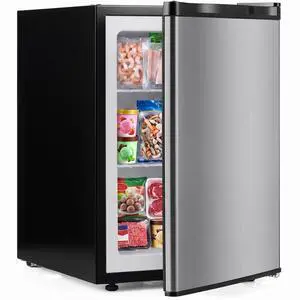 Mini Freezer, 2.1 Cu.Ft Small Compact Upright Freezer with Reversible Door, Adjustable Thermostat, Removable Shelves, Quiet Freezer for Dorm Office Apartment (Silver) Mini Freezer, 2.1 Cu.Ft Small Compact Upright Freezer with Reversible Door, Adjustable Thermostat, Removable Shelves, Quiet Freezer for Dorm Office Apartment (Silver)