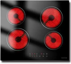 24 Inch Electric Cooktop 4 Burners, Built in Electric stove top 24" | Sensor Touch Radiant Ceramic Cooktop, Safety Lock, Timer, Black Smooth Glass, 6000W High Power, 220~240V Hardwire, No Plug 24 Inch Electric Cooktop 4 Burners, Built in Electric stove top 24" | Sensor Touch Radiant Ceramic Cooktop, Safety Lock, Timer, Black Smooth Glass, 6000W High Power, 220~240V Hardwire, No Plug