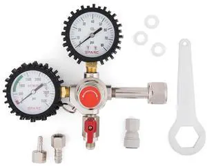 Gen2 Premium CO2 Regulator for Kegerator - C02 Keg Regulator for Beer | Soda, Bars, Kombucha with Integrated Safety Pressure Relief Valve - CGA320 2YR USA Gen2 Premium CO2 Regulator for Kegerator - C02 Keg Regulator for Beer | Soda, Bars, Kombucha with Integrated Safety Pressure Relief Valve - CGA320 2YR USA
