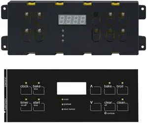 316557118 Oven Control Board Replacement Compatible with Frigidaire Kenmore Electronic Clock/Timer Display 316418208 316557108, 120V, 60 Hz (Include The Covering Panel) 316557118 Oven Control Board Replacement Compatible with Frigidaire Kenmore Electronic Clock/Timer Display 316418208 316557108, 120V, 60 Hz (Include The Covering Panel)