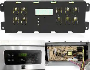 316557118 Range Oven Control Board - Replacement for Kenmore Range Clock Timer 316418208 316557108, 120V, 60 Hz, Electronic Clock/Timer Display 316557118 Range Oven Control Board - Replacement for Kenmore Range Clock Timer 316418208 316557108, 120V, 60 Hz, Electronic Clock/Timer Display