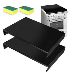Gas Noodle Board Stove Cover: 2 IN 1 Gas Stove Top Cover Stainless Steel, Gas Stove Cover Board for Gas and Electric Stove Range Expanding Kitchen Space, Black, Single Size 15"x 22"x3" Gas Noodle Board Stove Cover: 2 IN 1 Gas Stove Top Cover Stainless Steel, Gas Stove Cover Board for Gas and Electric Stove Range Expanding Kitchen Space, Black, Single Size 15"x 22"x3"