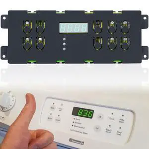 316207511 Range Stove Oven Control Board Replacement for Frigidaire Electrolux Kenmore Kelvinator Tappan Sears Electronic Clock/Timer Display Repair Upgrade 316207531 316557511 AP3561834 316207511 Range Stove Oven Control Board Replacement for Frigidaire Electrolux Kenmore Kelvinator Tappan Sears Electronic Clock/Timer Display Repair Upgrade 316207531 316557511 AP3561834