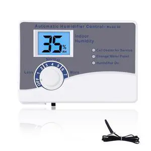 60 Humidifier Control Humidistat compatible with AprilAire 400 500 600 700 | Whole Home Dehumidifiers Replacement for AprilAire 60, 24VAC Digital Wall Mount, Water Treatment Systems 60 Humidifier Control Humidistat compatible with AprilAire 400 500 600 700 | Whole Home Dehumidifiers Replacement for AprilAire 60, 24VAC Digital Wall Mount, Water Treatment Systems