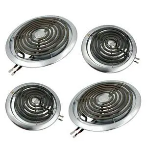 WB30M1 WB30M2 GE Electric Stove Burners Replacement Element with Stove Burner Covers Drip Pans for Electric Stoves Compatible with GE Hotpoint Electric Range Stove Top WB30M1 WB30M2 GE Electric Stove Burners Replacement Element with Stove Burner Covers Drip Pans for Electric Stoves Compatible with GE Hotpoint Electric Range Stove Top