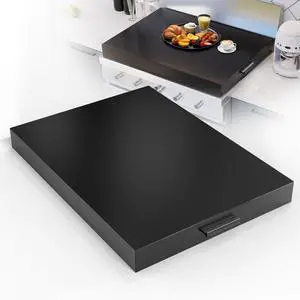 Stove Top Cover, Large Gas Stove Cover Board, 30" L x 22" W x 3" H, Metal Stove Top Cover with Handles, Noodle Board Cooktop Cover, Kitchen Organizer, Easy to Clean Stove Top Cover, Large Gas Stove Cover Board, 30" L x 22" W x 3" H, Metal Stove Top Cover with Handles, Noodle Board Cooktop Cover, Kitchen Organizer, Easy to Clean