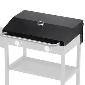 Hard Cover Hood for Blackstone 28 inch Griddle Lid with Rear Grease System, Blackstone Hood 28 Inch Hard Top Lid with Handle, Black Hard Cover Hood for Blackstone 28 inch Griddle Lid with Rear Grease System, Blackstone Hood 28 Inch Hard Top Lid with Handle, Black