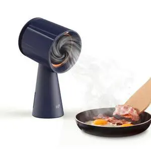 Portable Range Hood, Desktop Range Hood with 3 Speed, Low Noise Large Oil Collection Cup, Detachable Aluminum Filter, Kitchen Exhaust Fan for Apartments, Indoor BBQ and RV, Navy Blue-HD06 Portable Range Hood, Desktop Range Hood with 3 Speed, Low Noise Large Oil Collection Cup, Detachable Aluminum Filter, Kitchen Exhaust Fan for Apartments, Indoor BBQ and RV, Navy Blue-HD06
