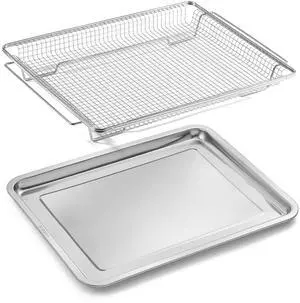W11548747 Air Fry Basket Stove Replacement Parts for Whirlpool Maytag Kitchenaid Jennair Range Oven Air Fryer Rack Fry Tray 304 Stainless Steel 18.5 x 12.8 Oven Rack Air Fryer Basket 1 Pcs W11548747 Air Fry Basket Stove Replacement Parts for Whirlpool Maytag Kitchenaid Jennair Range Oven Air Fryer Rack Fry Tray 304 Stainless Steel 18.5 x 12.8 Oven Rack Air Fryer Basket 1 Pcs