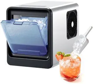 Countertop Ice Maker, 33 lbs per Day, Self-Cleaning Portable Machine with Scoop, Drawer-Style Ice Access, Nugget Ice-Making Machine with Chewable ICES for Home, Kitchen, Office, Bar & Party Countertop Ice Maker, 33 lbs per Day, Self-Cleaning Portable Machine with Scoop, Drawer-Style Ice Access, Nugget Ice-Making Machine with Chewable ICES for Home, Kitchen, Office, Bar & Party