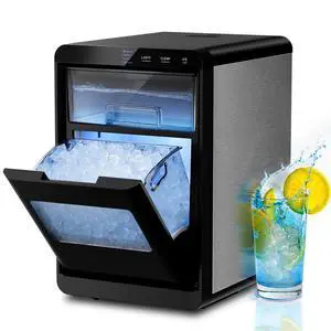 Nugget Ice Maker Countertop, 44Lbs/Day Sonic Ice Machine, Fast Ice Ready in 1014 Mins, 2026 Upgraded Small Ice Maker with Self-Cleaning for Home, Party, RV & Office Nugget Ice Maker Countertop, 44Lbs/Day Sonic Ice Machine, Fast Ice Ready in 1014 Mins, 2026 Upgraded Small Ice Maker with Self-Cleaning for Home, Party, RV & Office