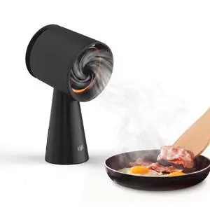 Portable Range Hood, Desktop Range Hood with 3 Speed, Low Noise Large Oil Collection Cup, Detachable Aluminum Filter, Kitchen Exhaust Fan for Apartments, Indoor BBQ and RV, Black-HD06 Portable Range Hood, Desktop Range Hood with 3 Speed, Low Noise Large Oil Collection Cup, Detachable Aluminum Filter, Kitchen Exhaust Fan for Apartments, Indoor BBQ and RV, Black-HD06