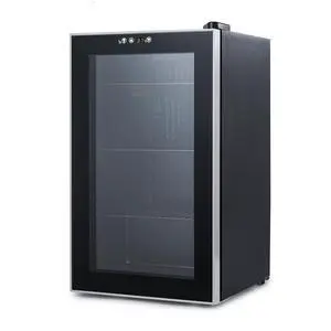 2.4 Cu. Ft. Beverage Cooler, BDB26HB | Beverage Fridge with Double Pane Glass Door, Drink Fridge with 76-Can Capacity for Home Bar, Home Office and More 2.4 Cu. Ft. Beverage Cooler, BDB26HB | Beverage Fridge with Double Pane Glass Door, Drink Fridge with 76-Can Capacity for Home Bar, Home Office and More