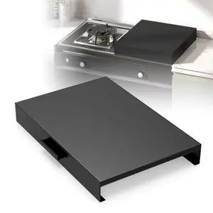 Stove Top Cover, Heavy Duty Metal Gas Stove Cover Board with Handle, 15"L x 22"W x 3"H Noodle Board for Cooktop, Gas/Electric Stove, Expanding Kitchen Space & Easy to Clean Stove Top Cover, Heavy Duty Metal Gas Stove Cover Board with Handle, 15"L x 22"W x 3"H Noodle Board for Cooktop, Gas/Electric Stove, Expanding Kitchen Space & Easy to Clean